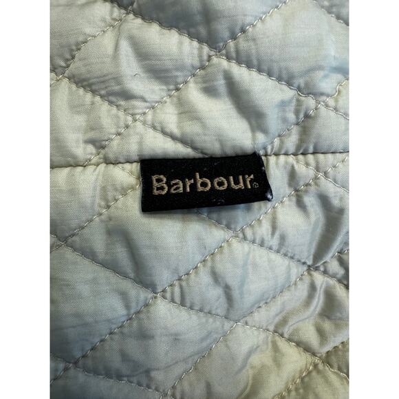 Barbour Quilted Jacket in Cream - Picture 4 of 8